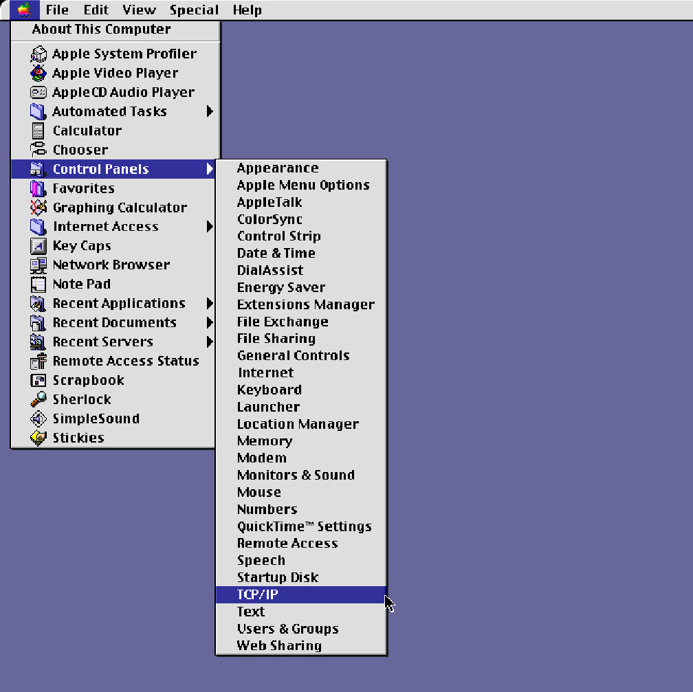 4. Instellingen van Apple Macintosh voor een Zakelijk ADSLverbinding 4.