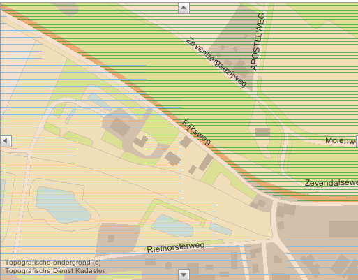 Risicoinformatie De risicokaart hieronder is opgesteld in samenwerking met alle gemeenten en het Rijk.