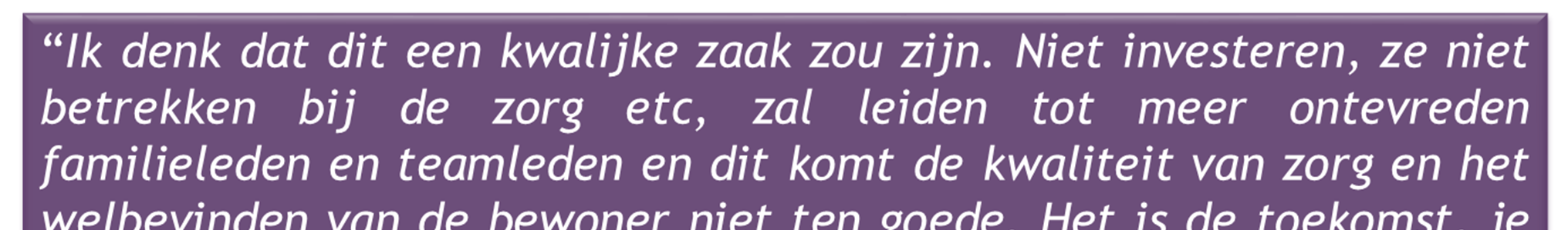 Wat als u zou er gebeuren als u zou stoppen met investeren in de relatie met familieleden en andere bekenden van cliënt? Dan zouden alle voordelen die we nu ervaren afnemen.