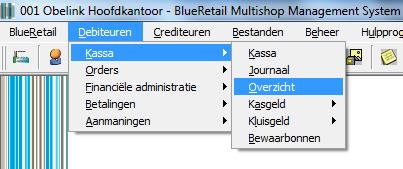 Betaling 6.1.8 Overzicht kassabonnen Uitleg Sinds de versie 3.