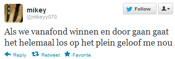 @Akshay_070 ikben naarbuite gegaan er ishelemaak niets #geenrel 9 juni 2012, 20:26 duitsland-portugal 9 juni 2012, 20:42 Een ander voorbeeld van de inzichten die Twitter kan bieden in de overwegingen