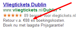 Dynamische AdWords Dynamische AdWords search ads Het automatisch tonen van de actuele productprijs in een advertentie Nooit meer een te hoog tarief in de ads Real-time beschikbaarheid tonen: Nog 2