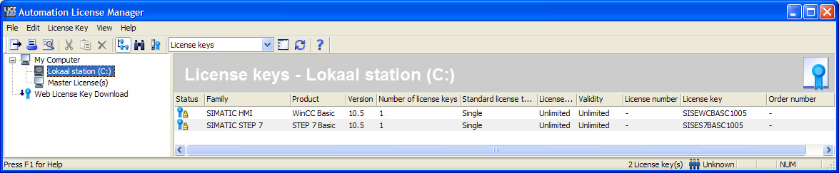 SP2 én WinCC Basic V10.5 incl.