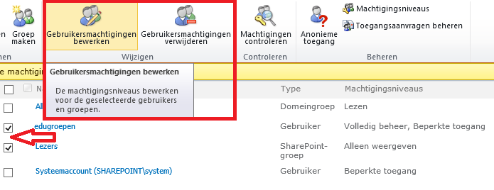 Overname van machtigingen stoppen Overname van machtigingen stoppen. Het kan in veel gevallen handig zijn om op een site unieke rechten in te stellen.