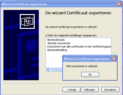 10 Te gebruiken certificaat (pfx-bestand) (Helpkey 960707) : hier definieert u welk pfx-bestand (het certificaat dat u heeft geëxporteerd) u wenst te gebruiken om uw PDF-bestanden te exporteren.