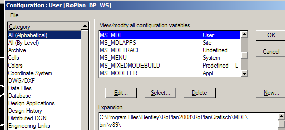 esources\roplanv8_2003-2008.rsc) Het handigst is nog om deze lijnenbibliotheek te koppelen aan de in RoPlan administratief gebruikte RoPlanseed.