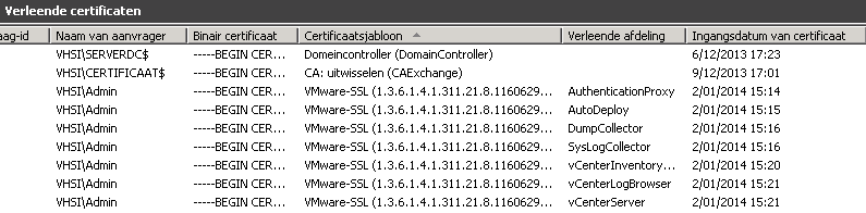 Het PowerShell script installeert OpenSSL, de bestanden met de certificaat aanvragen moeten in een map staan op de \ \ Om de aanvragen te generen kan via een commandprompt gebruik gemaakt worden van