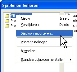 Open de presentatie, die je gemaakt hebt op basis van je nieuwe model. 2. Verwijder de tweede dia tot en met de laatste. Maken van een sjabloon 3. Kies 'Bestand Sjablonen Opslaan'. 4.