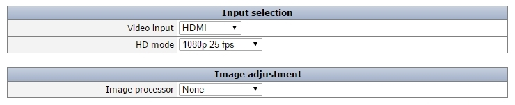 Kies de HD mode op de 'Video' tab van de configuratie-interface in overeenstemming met gekozen resolutie en refresh rate: Speel nu een videoclip af op het 'tweede scherm' van de PC of laptop (dit is