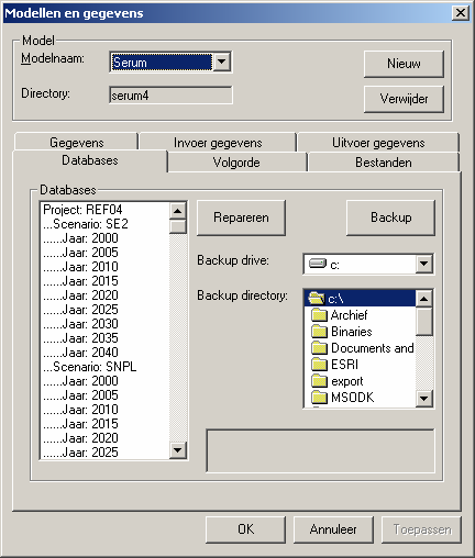 Knop Overzicht Regel Beschrijving Met deze knop kan een overzicht worden verkregen van alle regels voor de uitvoergegevens. Tevens kunnen er regels worden toegevoegd, verwijderd en gekopieerd.