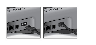 De digitale audio-ingang van PLAYBAR en het uiteinde van de optische kabel hebben de vorm van een 'D'. Bevestig de kabel zorgvuldig.