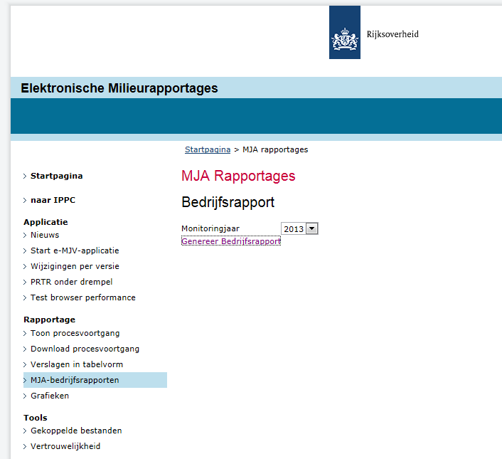 6 Rapportages en het e-mjv De gegevens die worden verzameld via het e-mjv worden gebruikt voor drie rapportages: - Uw bedrijfsrapportage.