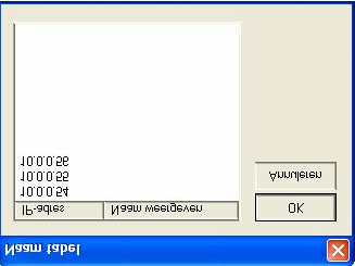 Gebruikshandleiding DVRNS-server: Voer het IP-adres en -poortnummer in (10000 tot 12000) van de DVRNS-server dat overeenkomt met de waarden die zijn ingesteld tijdens de installatie van DVRNS op de