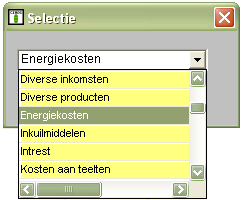 Na het klikken op of F6 wordt het verbruik uit stock geregistreerd. Rechter muistoets op factuurlijn samenvatting per factuur.