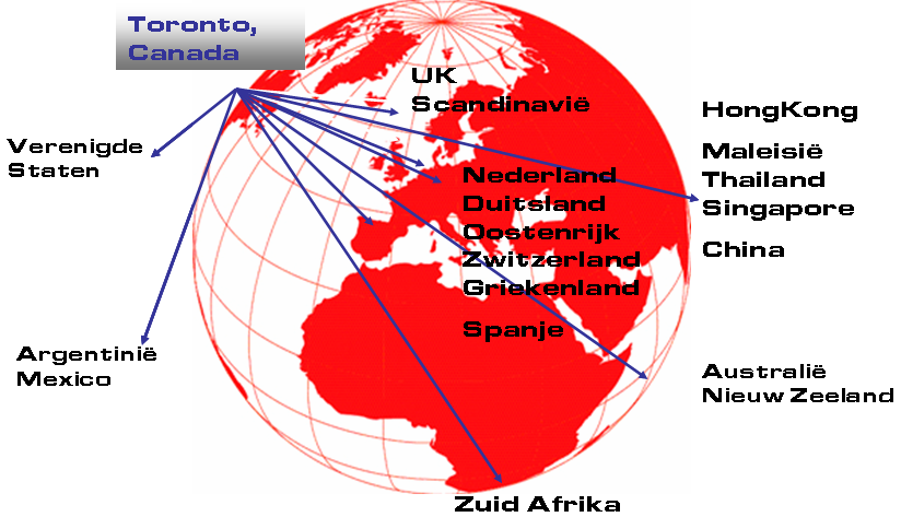 CaseWare Internationaal Totaal ruim 300.