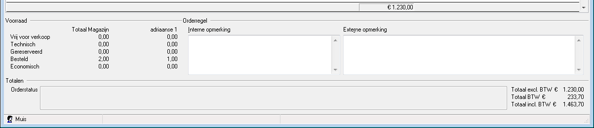 Stamgegevens module Inkoop Artikelen groeperen met Artikelgroepen. Per artikel het nummer, EAN-nummer, catalogus- en bestelnummer vastleggen. Interne en externe opmerking per artikel.