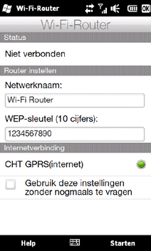 Hoofdstuk 9 Internet en sociaal netwerken 203 Uw telefoon als draadloze router instellen 1.