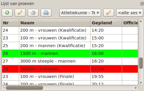 3.2 Onderdelen van een wedstrijd Een wedstrijd is opgebouwd uit een meervoud van onderdelen.