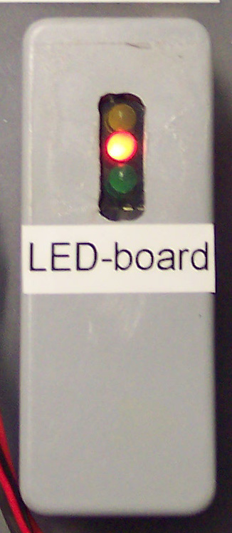 Men kan de status van de ECU aflezen aan de hand van de LED s en men kan hierop ook de GSU aansluiten.