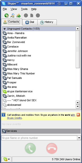 Chatten, Skype Yahoo MSN - Kopete Chatten is natuurlijk een leuke bezigheid. Je komt allerlij soorten mensen tegen, maakt er een praatje mee enzovoort.
