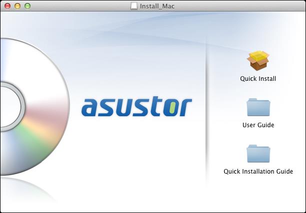 3.1.2. Mac-gebruikers Plaats de installatie-cd in het cd-station van uw computer en selecteer vervolgens "Quick Install" (Snelle installatie) in het autorun-menu van de cd.