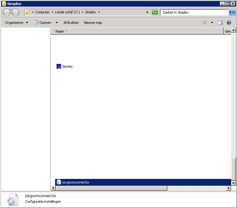 Simplex Open uw verkenner en browse naar de locatie van Simplex, hetzelfde kan worden bereikt door met de rechtermuisknop te klikken op de snelkoppeling naar simplex en te klikken op Bestandslocatie