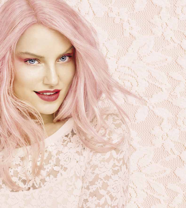 op alle make-up uit de Pink Flirt-collectie pink flirt Stijlvol roze; van zachtzoet tot knallend en brutaal.