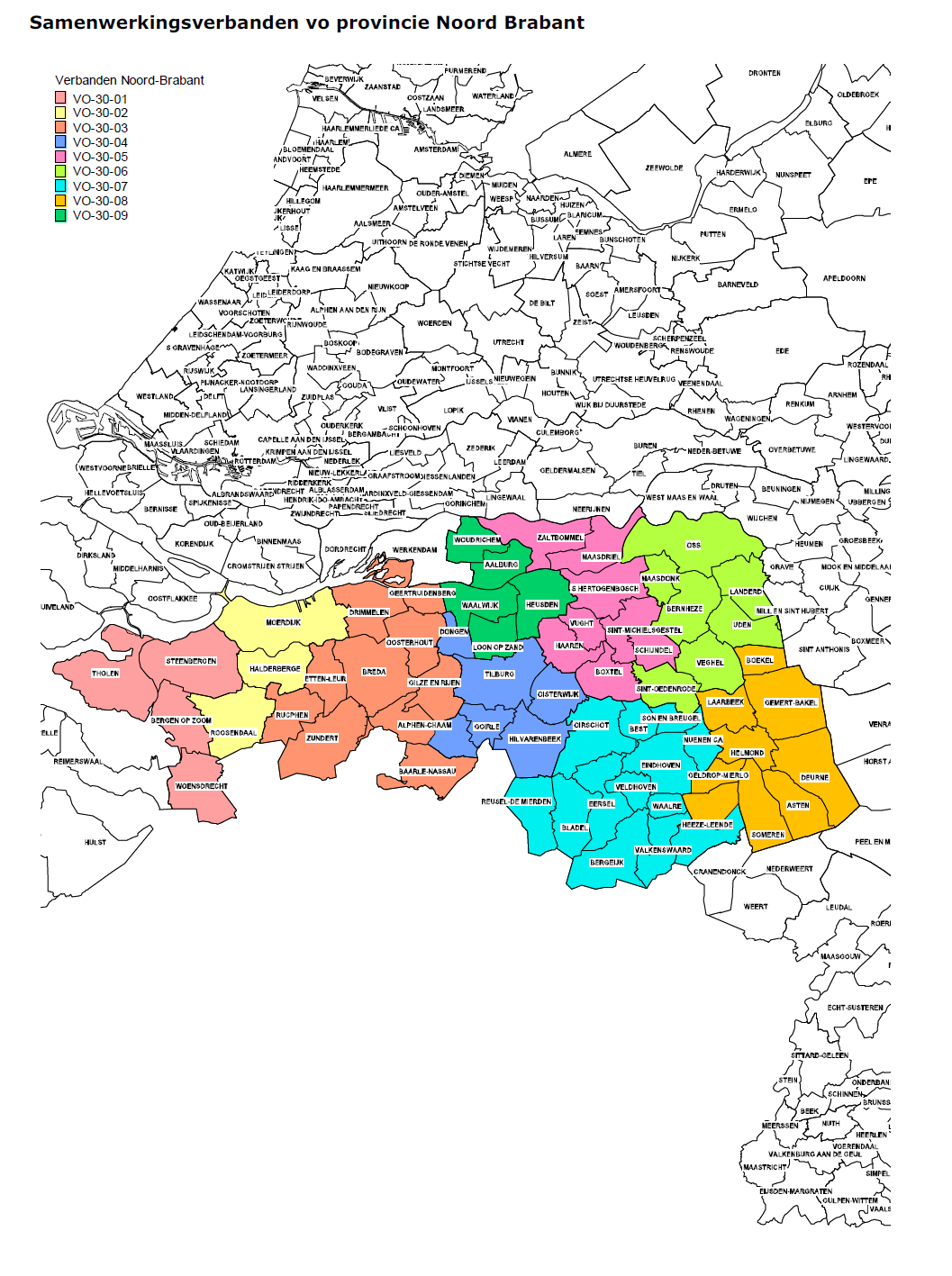 2.2 Regio Het Van Haestrechtcollege staat in regio De Langstraat en behoort tot SWV-VO 30.