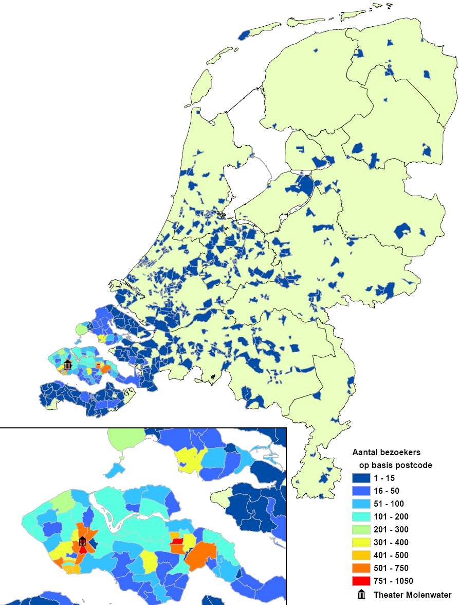 het theater een regionale functie heeft voor met name Walcheren, Zuid- Beveland, Noord-Beveland en Schouwen-Duiveland (zie figuur 5.1).