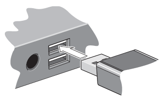 INSTALLATIE OP PC/MAC 1. Start uw computer. 2. Steek de SIM kaart in de USB stick: 5. Wanneer het systeem u vraagt om een profiel te configureren, klikt u op Ja.