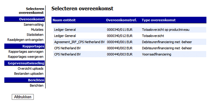 8. Toelichting bij gebruik van ABF Manager 8.1 Aandachtspunten Heeft u meerdere financieringsovereenkomsten?