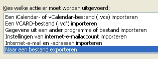 Wellicht hebben uw oude mailmappen andere namen. Het is aan te bevelen om de mapnamen van de CGPro mailserver aan te houden.