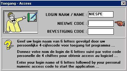 - INSTRUCTIEBLAD C - Het Online Reservatiesysteem E. ZELF EEN (NIEUWE) LOGINCODE AANMAKEN Een logincode kan alleen op de PC in het cafetaria ingegeven worden.