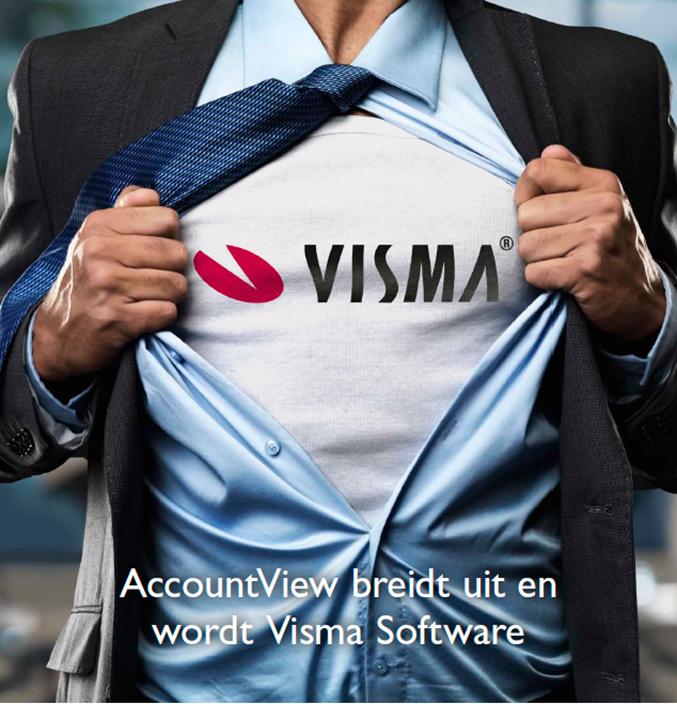 Per 1 juli gaat AccountView verder als Visma Software Visma Software levert ook Mamut One, Visma Severa en diverse andere