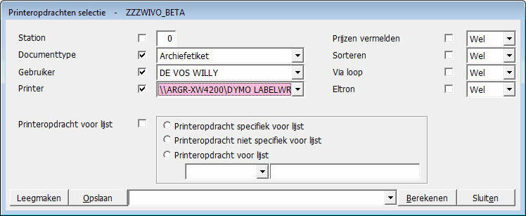 116 Helpfile DBFACTw 2.6Xxxx deze printerdefinitie. Dit recht heeft voorrang op alle andere mogelijke instellingen in de veranderen variabelen.