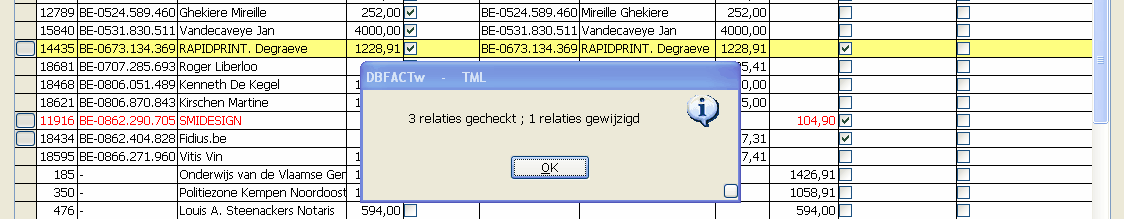 De Boekhouding 281 plichtig check Ontbrek. De controle die gedaan dient te worden op ontbrekend ondernemingsnummer.