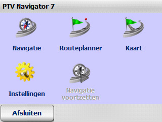 Het welkomstscherm met veiligheidsinstructies wordt weergegeven. 2.