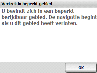 8 Routing in beperkt toegankelijke of geblokkeerde gebieden Ook in geblokkeerde of beperkt toegankelijke gebieden brengt PTV Navigator u naar uw bestemming.