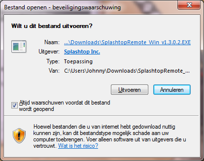 Download het bestand. Yachtcontrol BV Open na het downloaden het bestand.