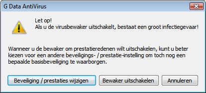 Hoe wijzig ik de instellingen voor de virusbewaker? Normaal gesproken moet u geen wijzigingen aanbrengen in de instellingen voor de virusbewaker.