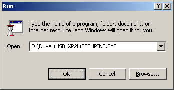 Stuurprogramma: installatie (Windows) Windows 2000 1 2 3 4 Maak alle USB-kabels los, behalve die van het USB-toetsenbord en de USB-muis (indien van toepassing).