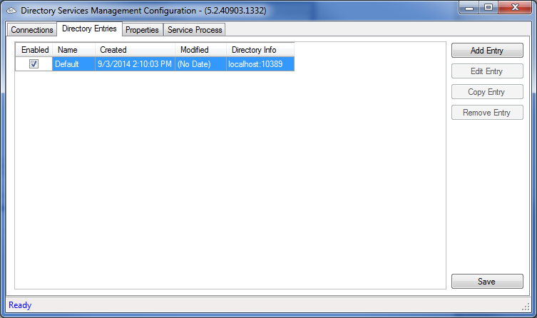 Handleiding klantenportal 75 14.4 Configuratie 14.4.1 De Configuratietool Start de configuratietool voor de AD-Connector op die u kunt vinden in de programmagroep in het Windows startmenu.