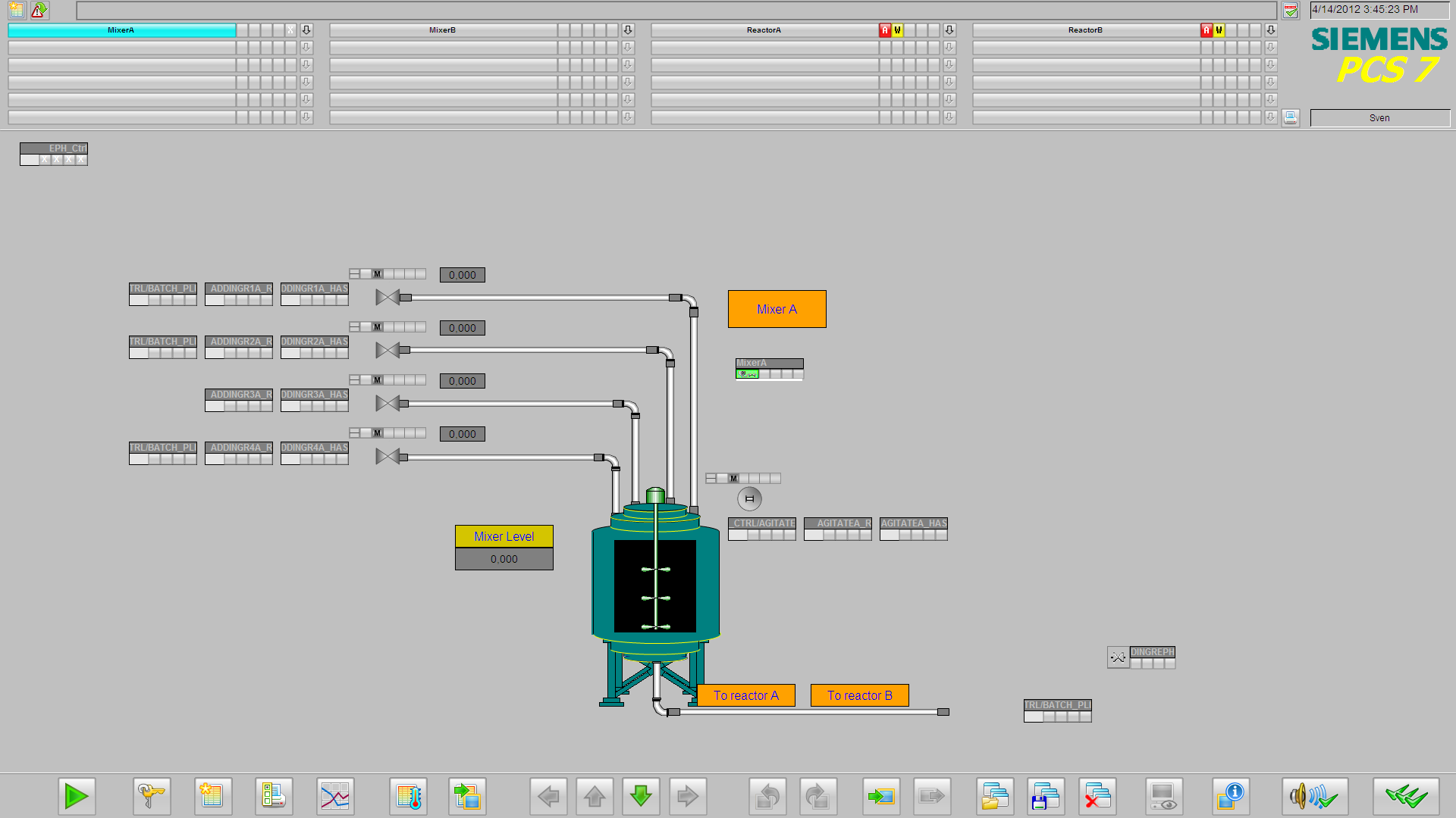 3.4.2 WinCC en PCS7 Een van de voordelen van PCS7 is dat er automa sch een WinCC-project gegenereerd kan worden. Dit gebeurt door pictures aan te maken in Sima c Manager.