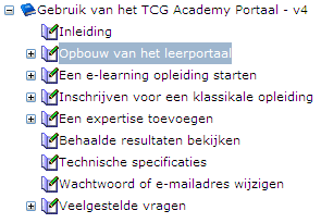 Opbouw van het LMS In deze paragraaf wordt uitgelegd hoe het LMS is opgebouwd. Je kunt hier ook de toelichting bij de verschillende tabbladen lezen.