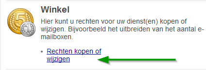 Afbeelding 57. Inloggegevens Zelfservice ICT 9. In Zelfservice ICT kiest u rechtsboven voor Opslag Online. Afbeelding 58. Abonnementskeuze 10.