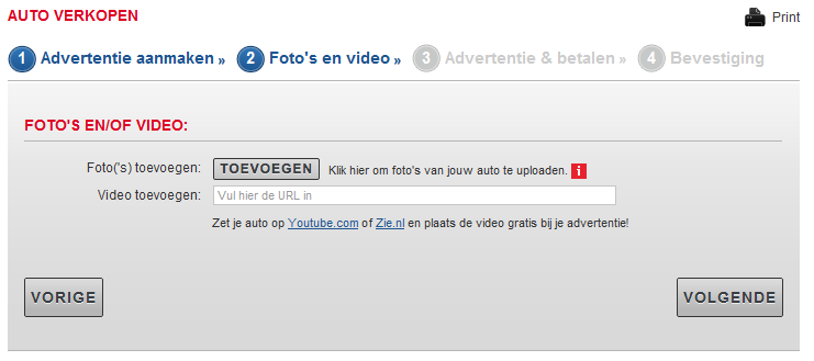 Stap 3: Video toevoegen aan advertentie Tot slot voegt u de net ge-uploade video aan uw advertentie toe.