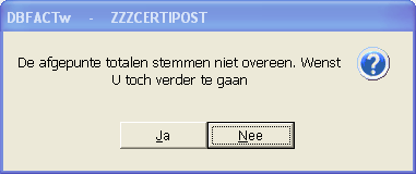 21 Automatische markering: Eerst selecteert u de receptie-regels (rechtergrid) die u wenst af te punten (eventueel allemaal tegelijk of alles van die receptie op de wijze zoals hierboven uitgelegd),