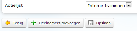 3. Actielijst Als onderdeel van het planningsproces hebben we een nieuwe toevoeging de Actielijst. Een actielijst is een lijst met dingen die gedaan moeten worden rondom een training.