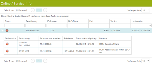 Online-functies gebruiken De ter beschikking staande opties worden getoond.