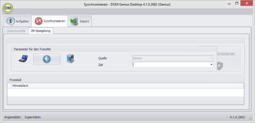 Beschrijving van de ENiQ Device Management software 5.4.3 Tab "Opgaven" Hier kunt u naar aanwezige apparaten (bijv. ENiQ cilinder) zoeken en deze in de database integreren.